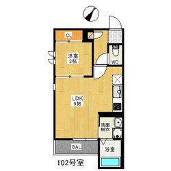 笹原駅 徒歩10分 1階の物件間取画像